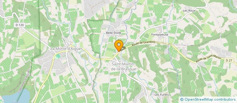 localisation de l'entreprise MONSIEUR LUDOVIC DINUCCI  SAINT-MARTIN-DE-LA-BRASQUE