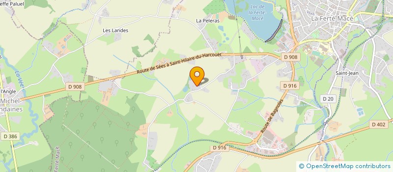 localisation de l'entreprise MONSIEUR LUDOVIC DOLET à LES MONTS-D'ANDAINE