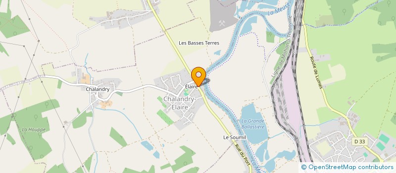 localisation de l'entreprise MONSIEUR LUDOVIC DOMAGE à CHALANDRY-ELAIRE