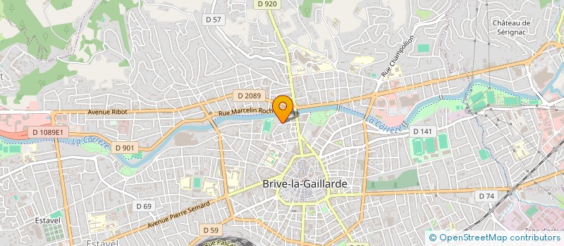 localisation de l'entreprise MONSIEUR LUDOVIC DONKER DE MARILLAC à BRIVE-LA-GAILLARDE