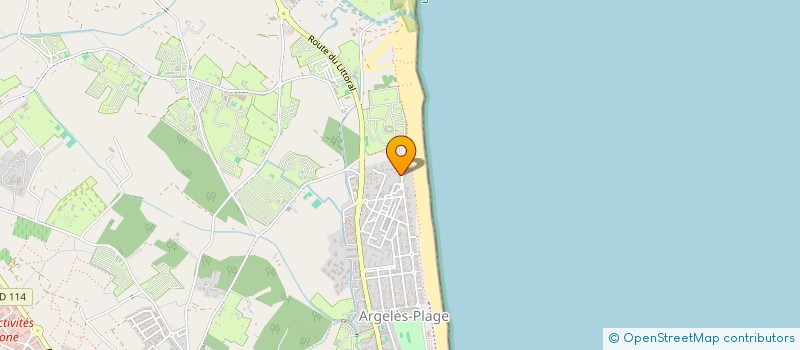 localisation de l'entreprise MONSIEUR LUDOVIC DONNADIEU à ARGELES-SUR-MER