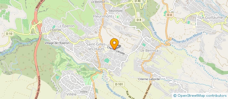 localisation de l'entreprise MONSIEUR LUDOVIC DORVAL  SAINT-PAUL