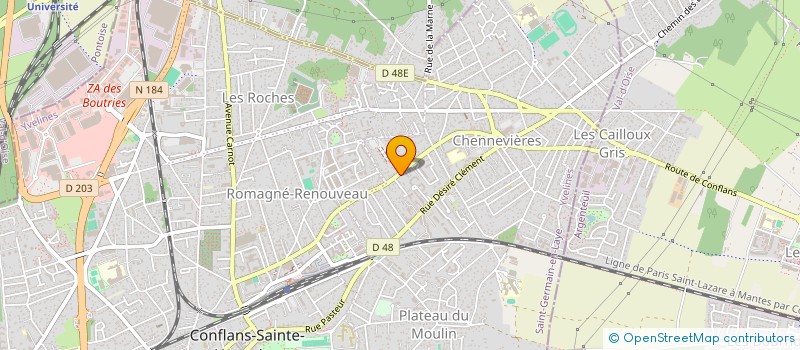 localisation de l'entreprise MONSIEUR LUDOVIC DOS REIS  CONFLANS-SAINTE-HONORINE