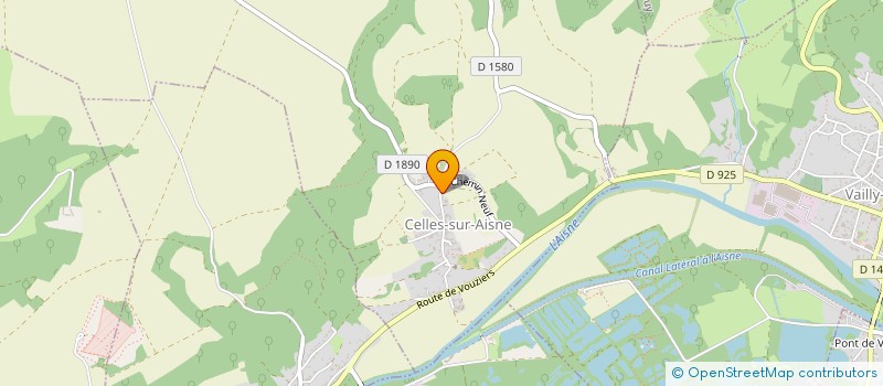 localisation de l'entreprise MONSIEUR LUDOVIC DOUCHET  CELLES-SUR-AISNE