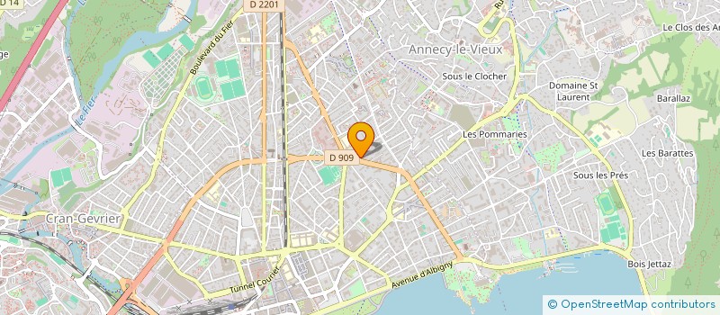 localisation de l'entreprise MONSIEUR LUDOVIC DOUGE à ANNECY