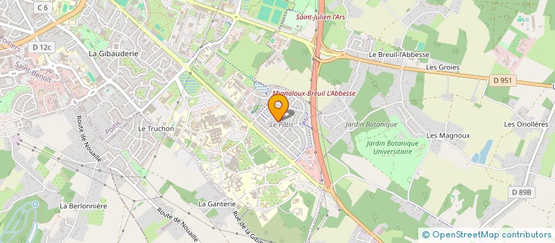 localisation de l'entreprise MONSIEUR LUDOVIC DOUSSELAIN à POITIERS