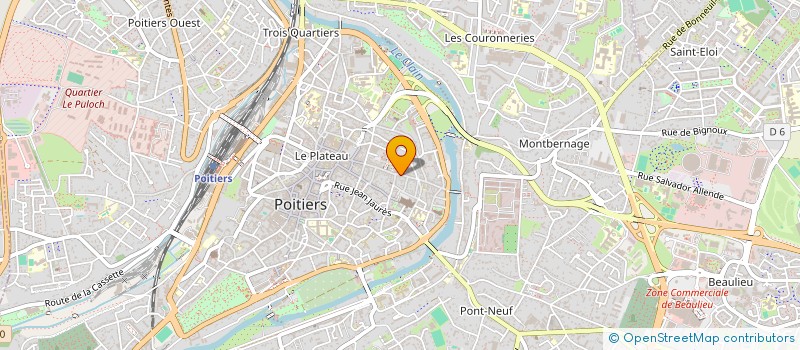 localisation de l'entreprise MONSIEUR LUDOVIC DOUSSINEAU  POITIERS