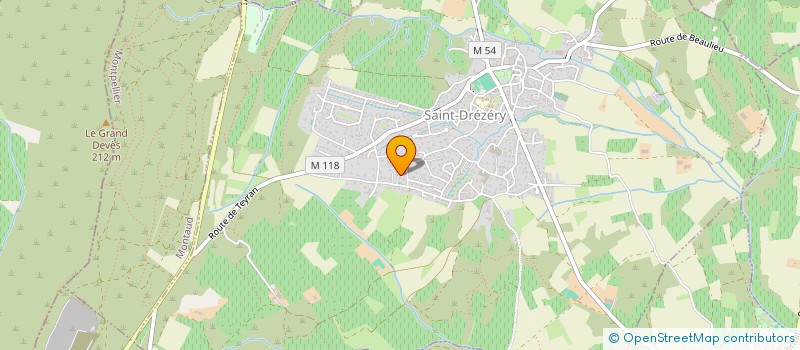 localisation de l'entreprise MONSIEUR LUDOVIC DRECHSEL  SAINT-DREZERY