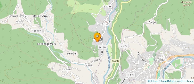 localisation de l'entreprise MONSIEUR LUDOVIC DROLLEZ  AULAS