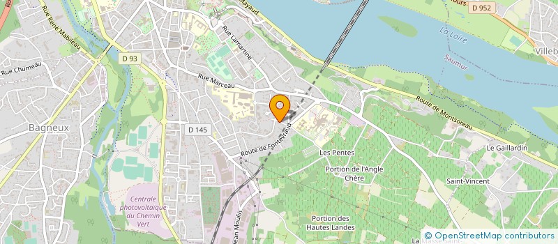 localisation de l'entreprise MONSIEUR LUDOVIC DROUCHEAU  SAUMUR