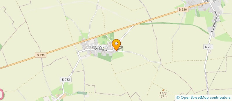 localisation de l'entreprise MONSIEUR LUDOVIC DROUVIN  FREMICOURT