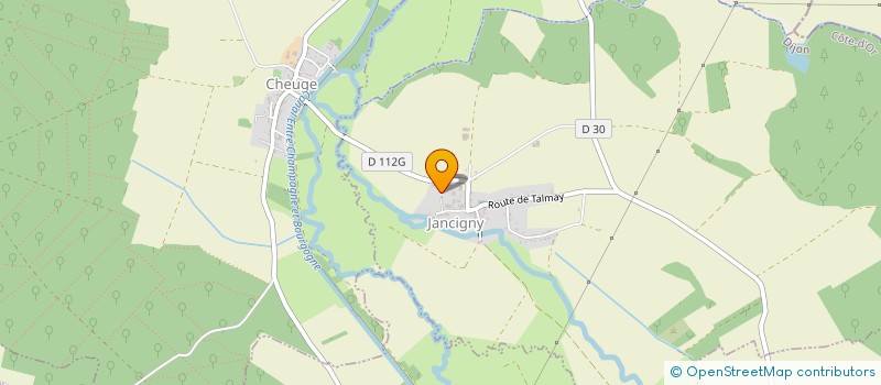 localisation de l'entreprise MONSIEUR LUDOVIC DRUOTON  JANCIGNY