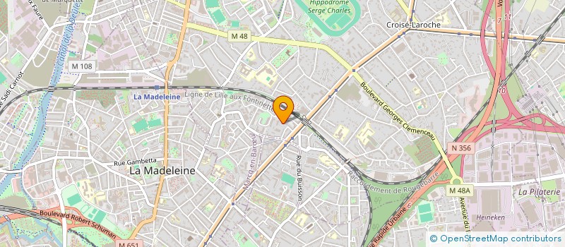 localisation de l'entreprise MONSIEUR LUDOVIC DUBE à MARCQ-EN-BARŒUL