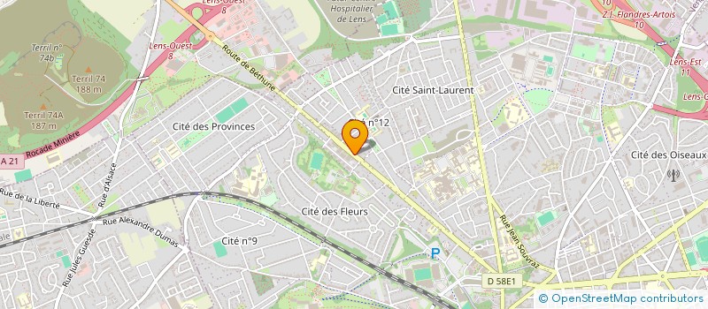 localisation de l'entreprise MONSIEUR LUDOVIC DUBOIS  WATTEN