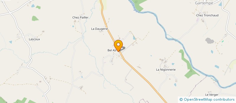 localisation de l'entreprise MONSIEUR LUDOVIC DUBOIS à SAINT-BONNET-DE-BELLAC