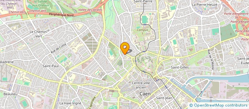 localisation de l'entreprise MONSIEUR LUDOVIC DUBOIS à CAEN