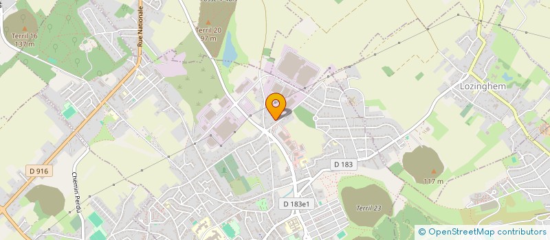 localisation de l'entreprise MONSIEUR LUDOVIC DUBOIS  CAUCHY-A-LA-TOUR