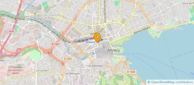 localisation de l'entreprise MONSIEUR LUDOVIC DUBOIS à ANNECY