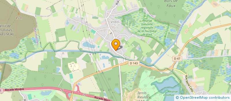 localisation de l'entreprise MONSIEUR LUDOVIC DUBUS  VRED