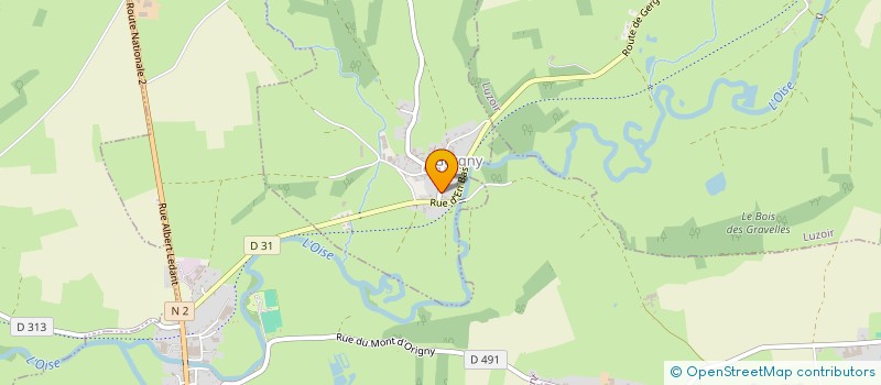 localisation de l'entreprise MONSIEUR LUDOVIC DUCHOQUET  GERGNY