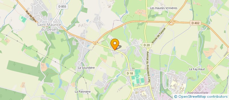 localisation de l'entreprise MONSIEUR LUDOVIC DUCLOS à LA FERTE MACE