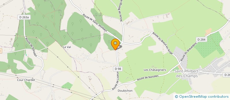 localisation de l'entreprise MONSIEUR LUDOVIC DUHAMEL  SAINT-PHILBERT-DES-CHAMPS