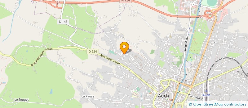 localisation de l'entreprise MONSIEUR LUDOVIC DULAC à AUCH