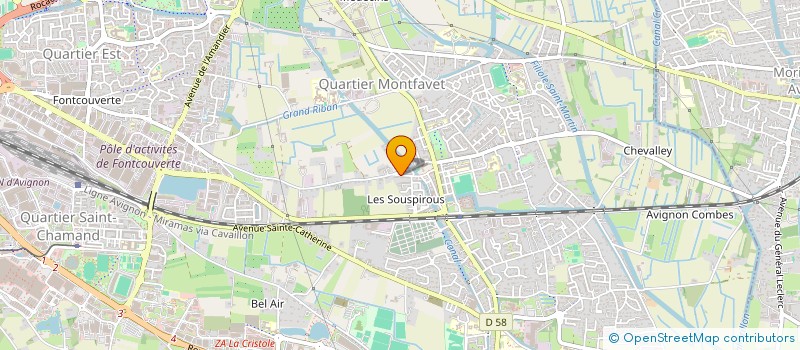 localisation de l'entreprise MONSIEUR LUDOVIC DUMAS  AVIGNON