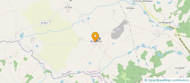 localisation de l'entreprise MONSIEUR LUDOVIC DUMONTOUX  BRIGUEUIL