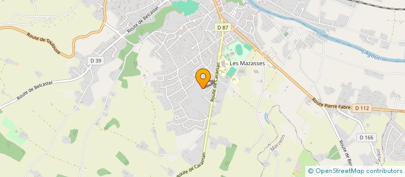 localisation de l'entreprise MONSIEUR LUDOVIC DUNAND  LAVAUR