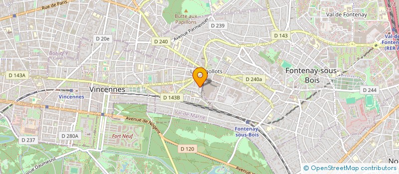 localisation de l'entreprise MONSIEUR LUDOVIC DUPELIN à VINCENNES