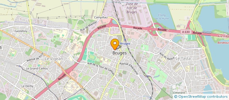 localisation de l'entreprise MONSIEUR LUDOVIC DUPEYRON à BRUGES
