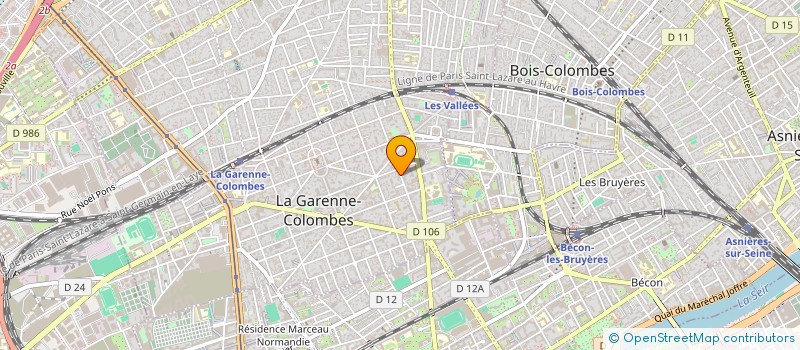 localisation de l'entreprise MONSIEUR LUDOVIC DUPIN à LA GARENNE-COLOMBES
