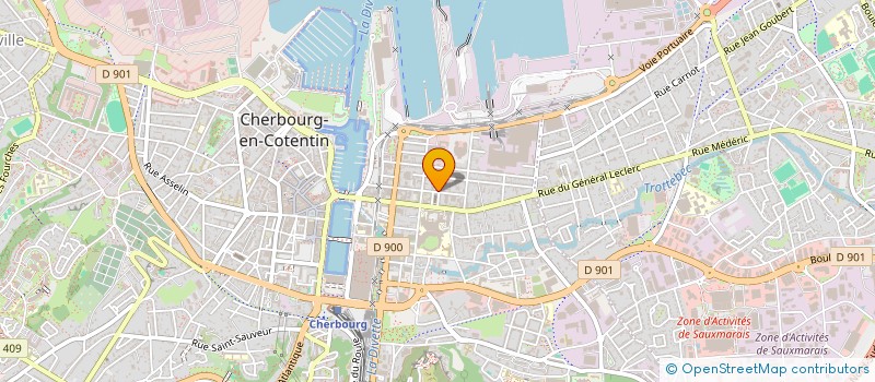 localisation de l'entreprise MONSIEUR LUDOVIC DUPONT  CHERBOURG-EN-COTENTIN