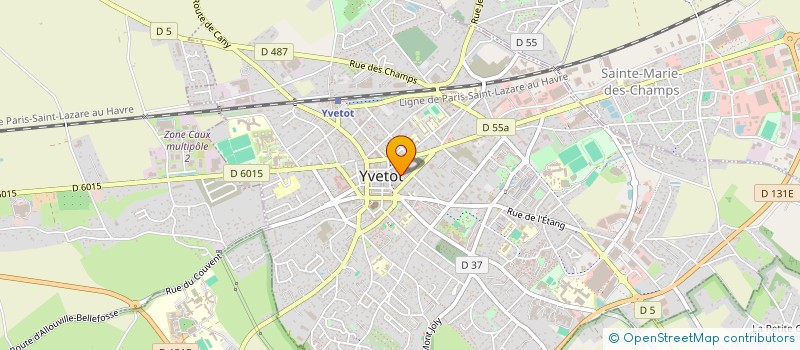 localisation de l'entreprise MONSIEUR LUDOVIC DUPRE à YVETOT