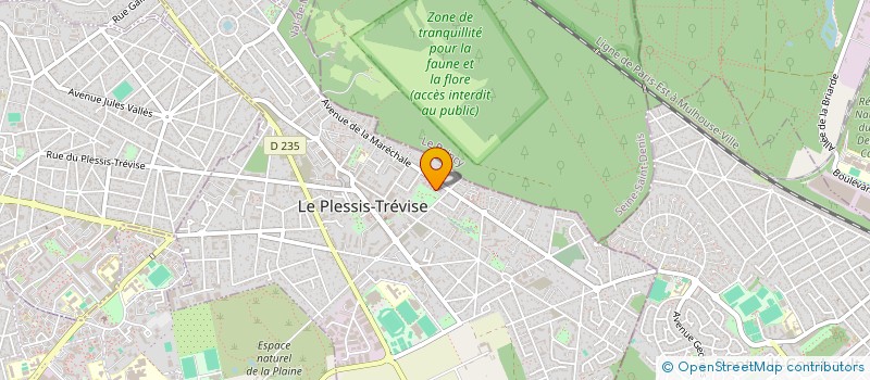 localisation de l'entreprise MONSIEUR LUDOVIC DUPRE  LE PLESSIS-TREVISE