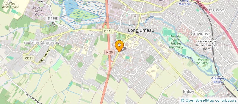 localisation de l'entreprise MONSIEUR LUDOVIC DUPRE  LONGJUMEAU