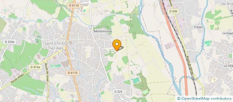 localisation de l'entreprise MONSIEUR LUDOVIC DURAND  SAINT-CHRISTOL-LEZ-ALES