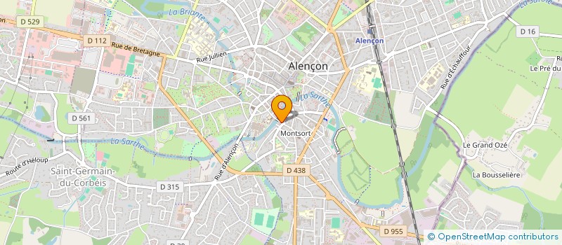 localisation de l'entreprise MONSIEUR LUDOVIC DUTERTRE  RAVIGNY