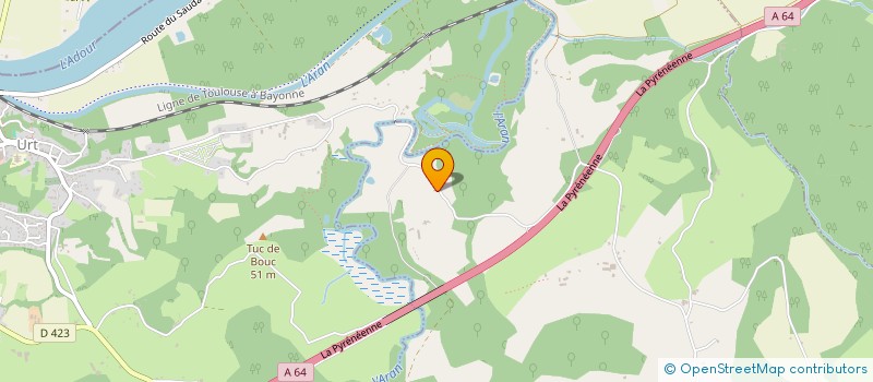 localisation de l'entreprise MONSIEUR LUDOVIC ECHEVESTE  BARDOS