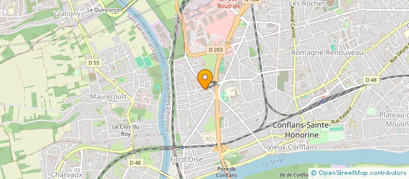 localisation de l'entreprise MONSIEUR LUDOVIC EDWIGES  CONFLANS-SAINTE-HONORINE
