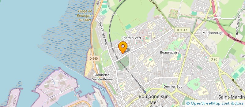 localisation de l'entreprise MONSIEUR LUDOVIC EMMANUEL YOH FOURNIER  BOULOGNE-SUR-MER