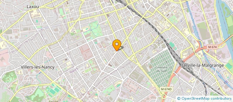 localisation de l'entreprise MONSIEUR LUDOVIC ERGAND  NANCY