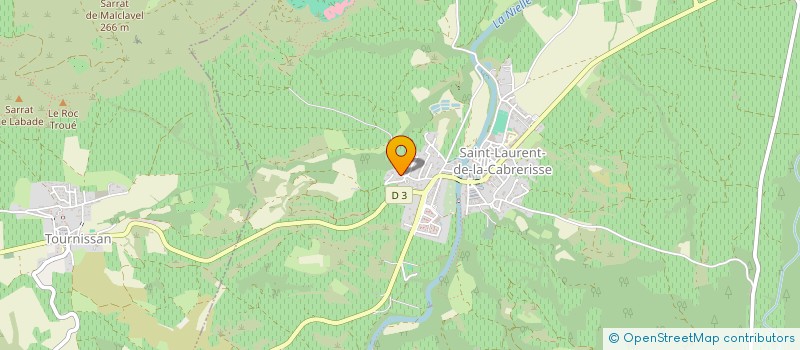 localisation de l'entreprise MONSIEUR LUDOVIC ESPARZA  SAINT-LAURENT-DE-LA-CABRERISSE