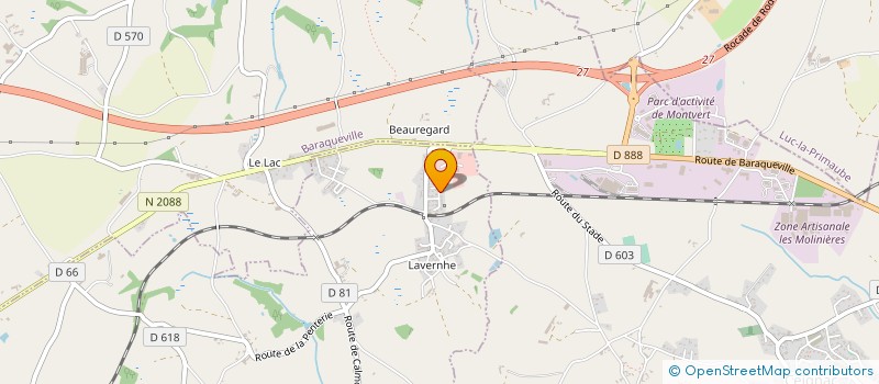 localisation de l'entreprise MONSIEUR LUDOVIC ESTIVALS  MANHAC