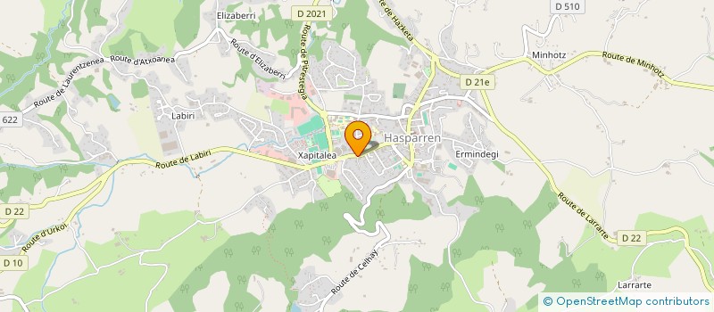 localisation de l'entreprise MONSIEUR LUDOVIC ETCHEPARE  HASPARREN