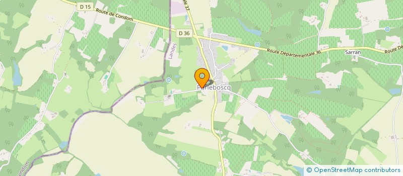 localisation de l'entreprise MONSIEUR LUDOVIC ETIENNE  PARLEBOSCQ