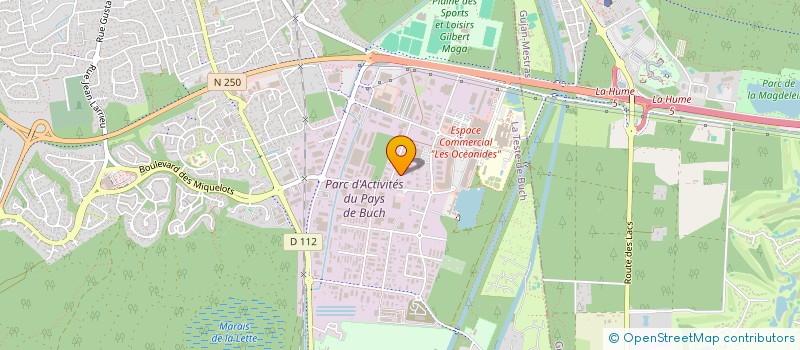 localisation de l'entreprise MONSIEUR LUDOVIC EUDELINE à LA TESTE-DE-BUCH