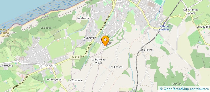 localisation de l'entreprise MONSIEUR LUDOVIC EUGENE à VILLERS-SUR-MER