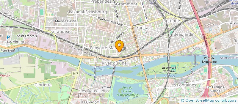 localisation de l'entreprise MONSIEUR LUDOVIC EVELIN  TOURS